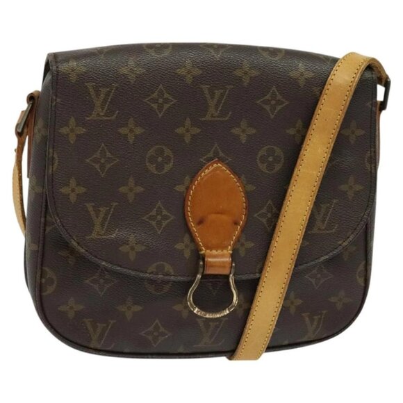 LOUIS VUITTON Monogram Saint Cloud GM Shoulder Bag M51242 LV Auth bs27034 - Picture 1 of 16